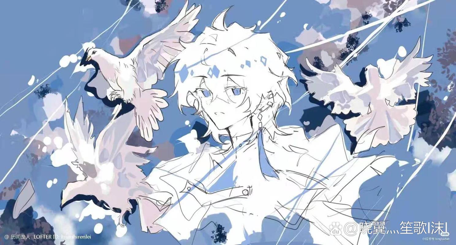 这个画师画的唐很好看呢[二哈] #查理九世唐晓翼# @夕颜惜梦